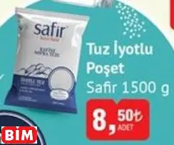 SAFİR TUZ İYOTLU POŞET SAFİR TUZ İYOTLU POŞET